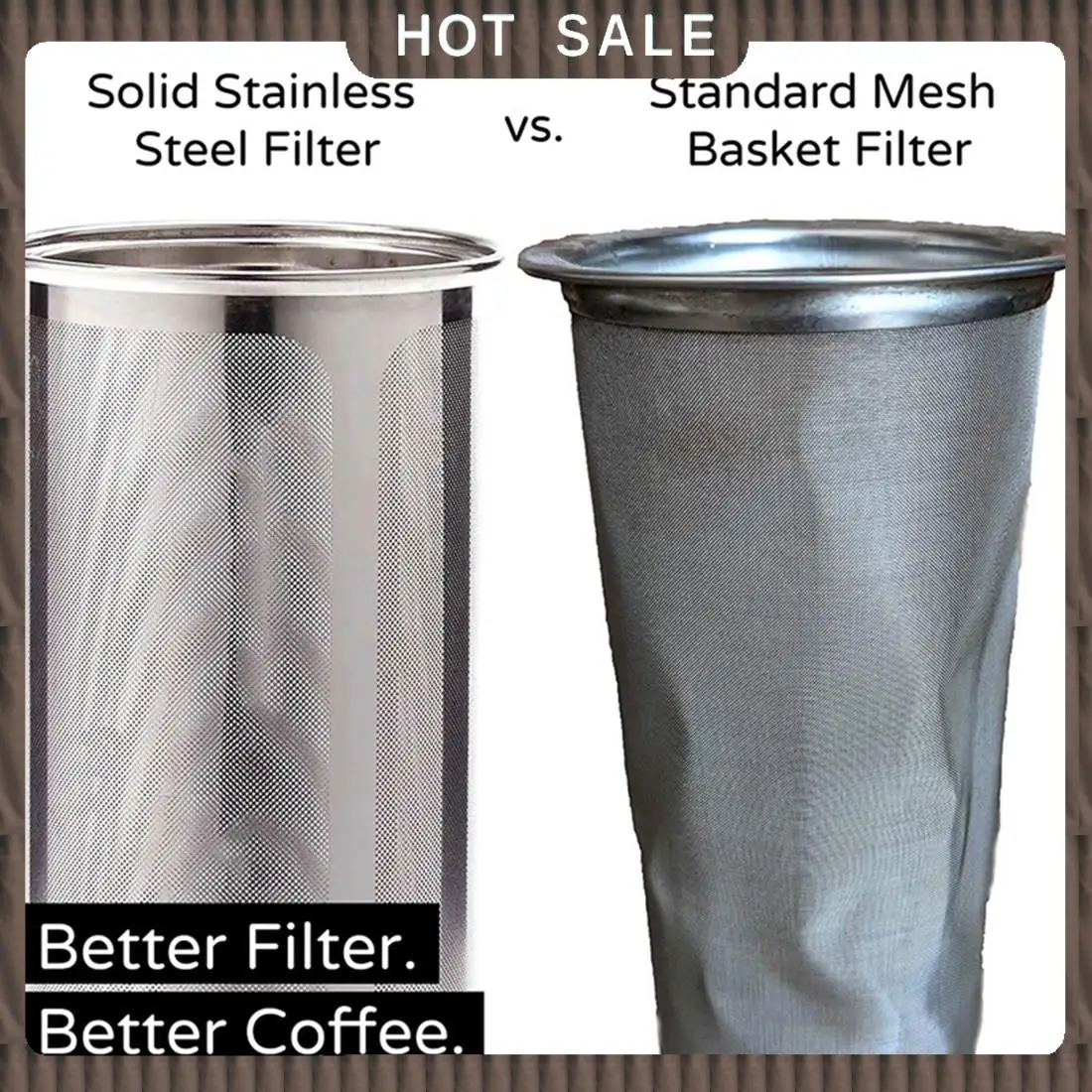 

24-Hour Delivery Coffee Filter For Wide Mouth Mason Jar, 304 Stainless Steel,Ultra Fine Mesh,Tea And Fruit Infuser,Tea And Fruit