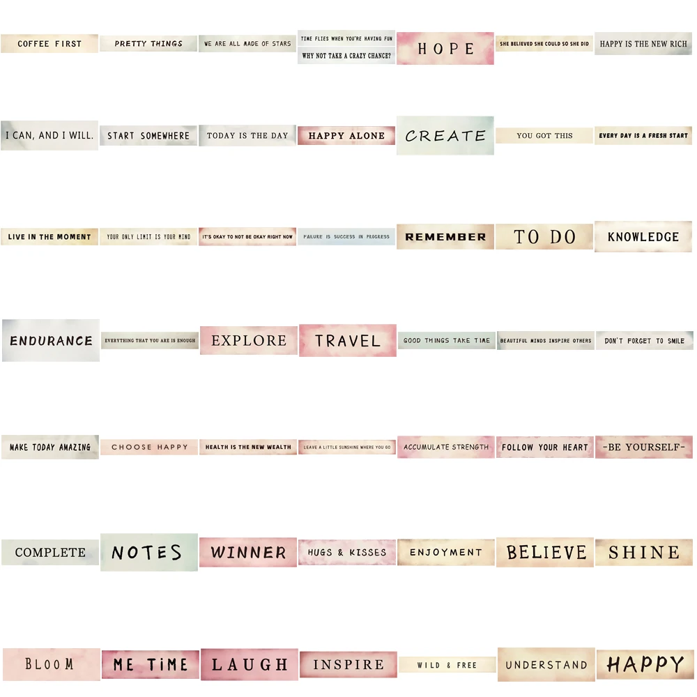 50/100 шт., ретро-этикетка, наклейки со словарным запасом, тетрадь, креативный скейтборд, кофе, сделай сам, чемодан, наклейка для скрапбукинга, милые вещи, подарок