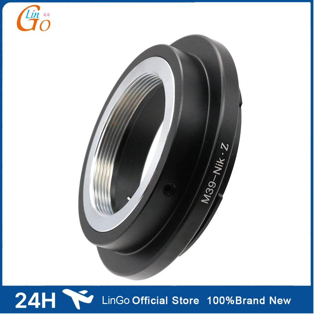 LinGo Metal Mount Lens Adapter Ring for Leica M39 39mm Screw Lens to for Nikon.Z Mount Z6 Z7 Camera,Lenses & Accessories