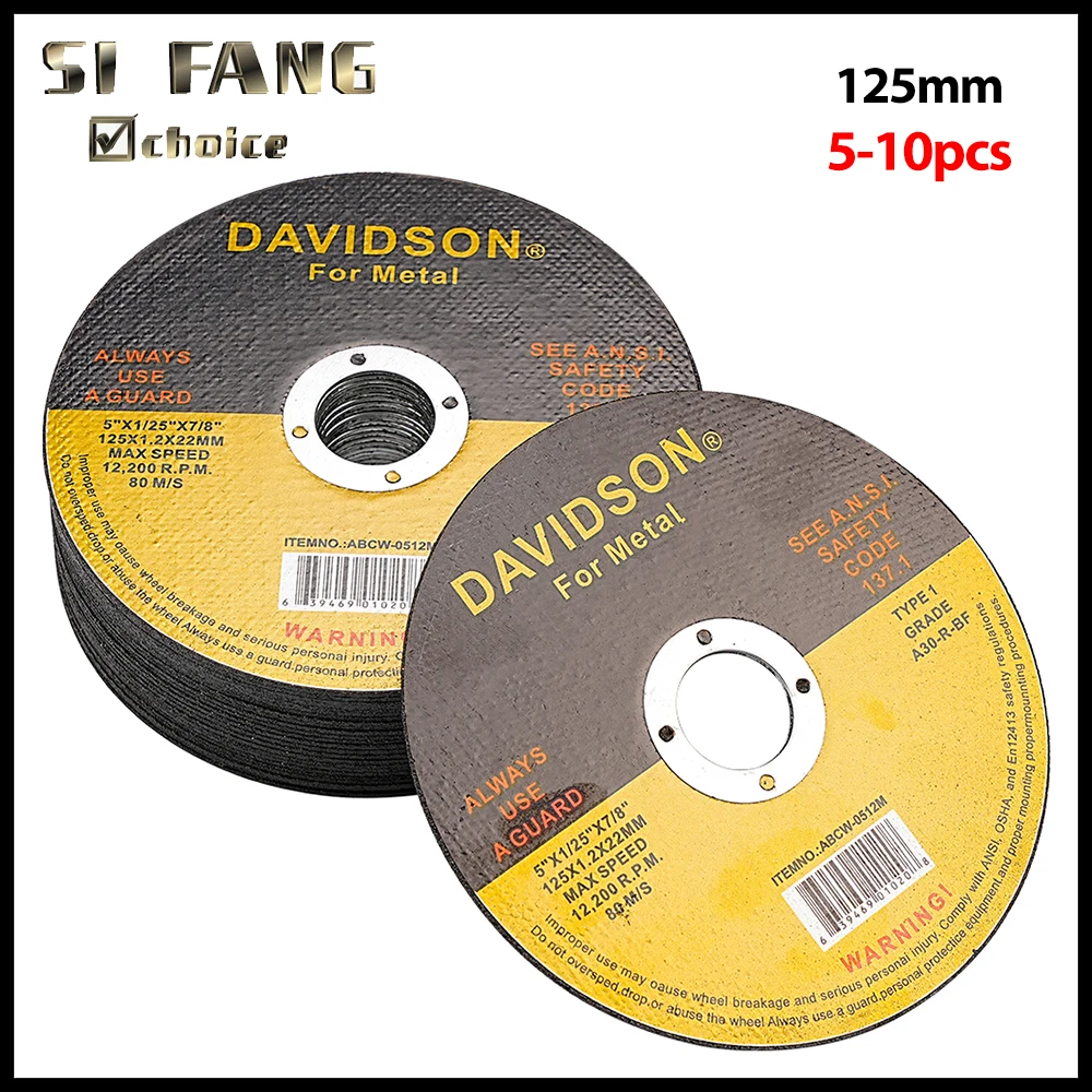 

5-10 шт. 125 мм отрезной диск по металлу, мини-отрезной круг, 5-дюймовое пильное полотно из смолы, резка металла, дерева, нержавеющей стали для угловой шлифовальной машины