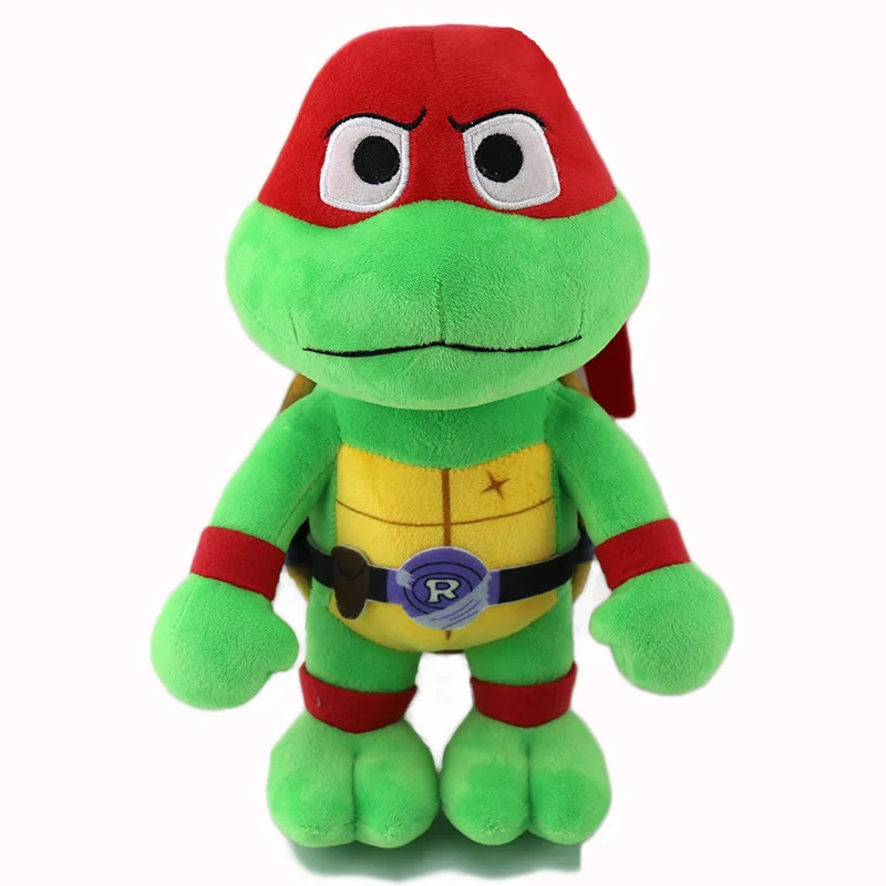 Cute Ninja Turtle Chibi Plush Doll Stuffed Toy Kawaii Action Hero Gift for Boys Girls Fans Soft Collectible Ornament
