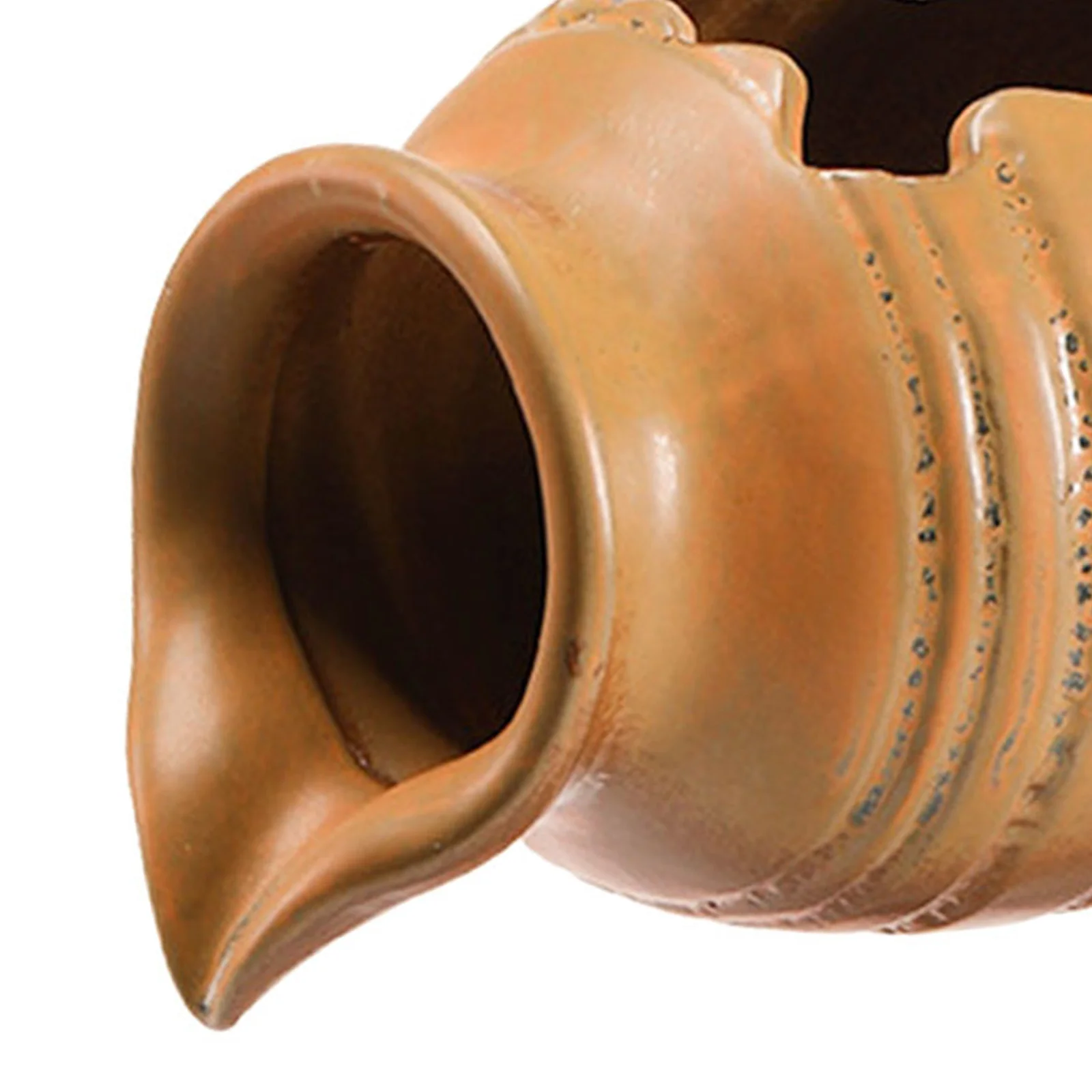 جرة سيراميك على الطراز العتيق نافورة تعميم المياه في الهواء الطلق حديقة ديكور جرة الاسترخاء تدفق نافورة الماء ديكور