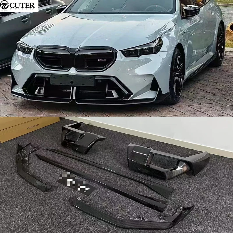 

Комплект обвеса G90 M5 MP Style из сухого карбона: передний сплиттер, задний диффузор, боковые пороги для BMW G90 2025