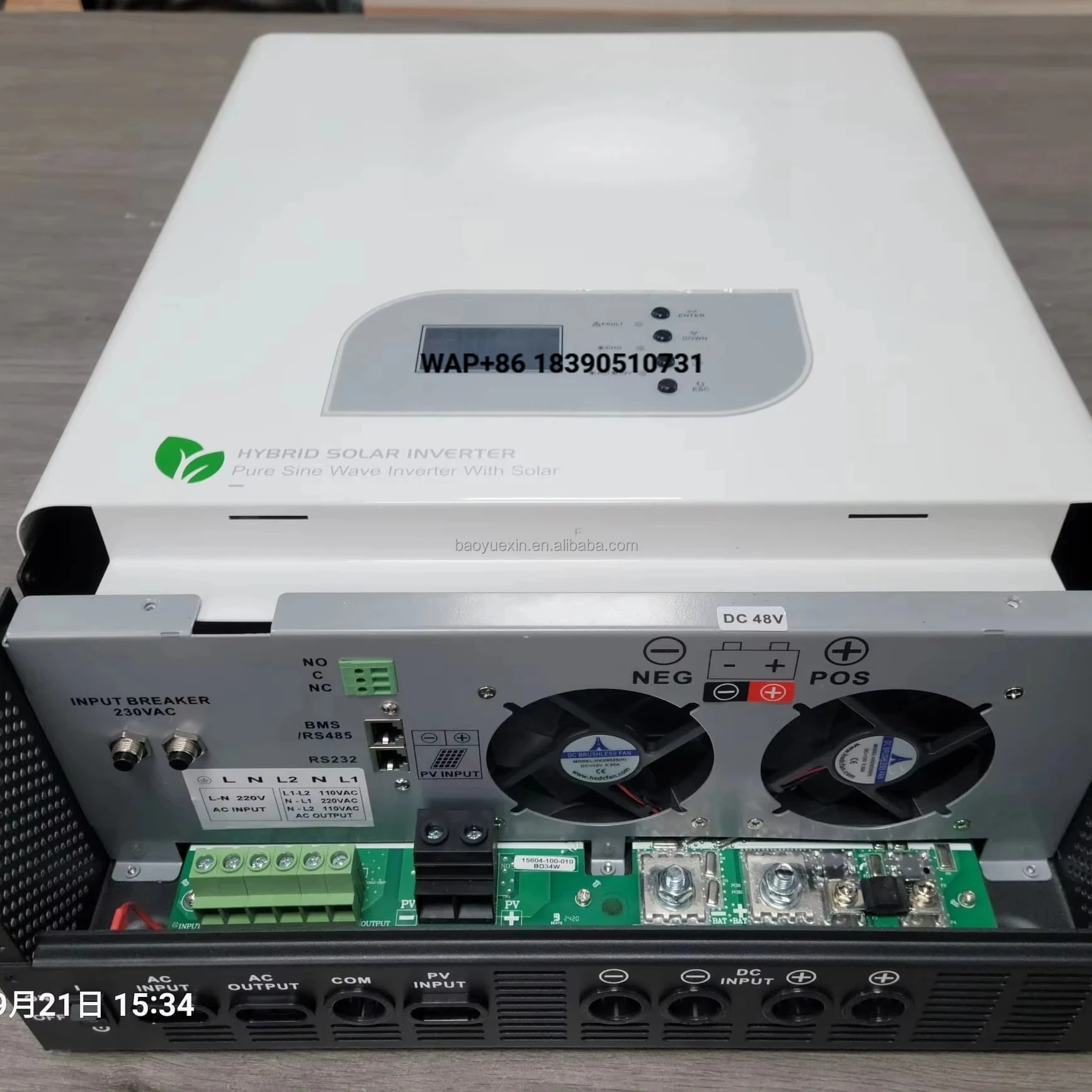 

Hybrid Solar Inverter 24V 48V 4KW 5KW 8KW 10KW Grid Split Low Frequency Three Phase Output Wechselrichter"