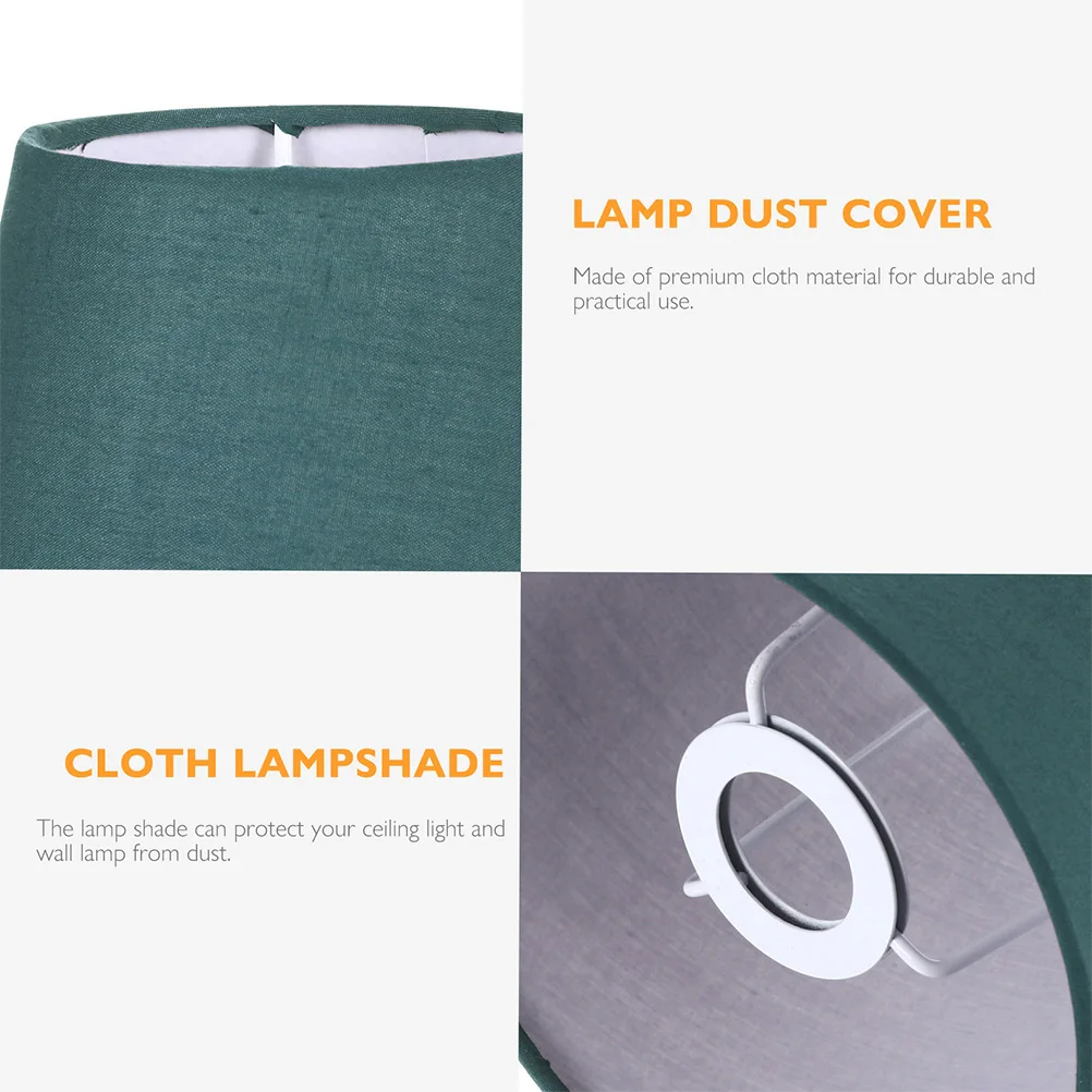 

3pcs Fabric Lampshade Table Lamp Cover Cloth Shade for Bedroom Living Room Dust Protection Lighting Accessories