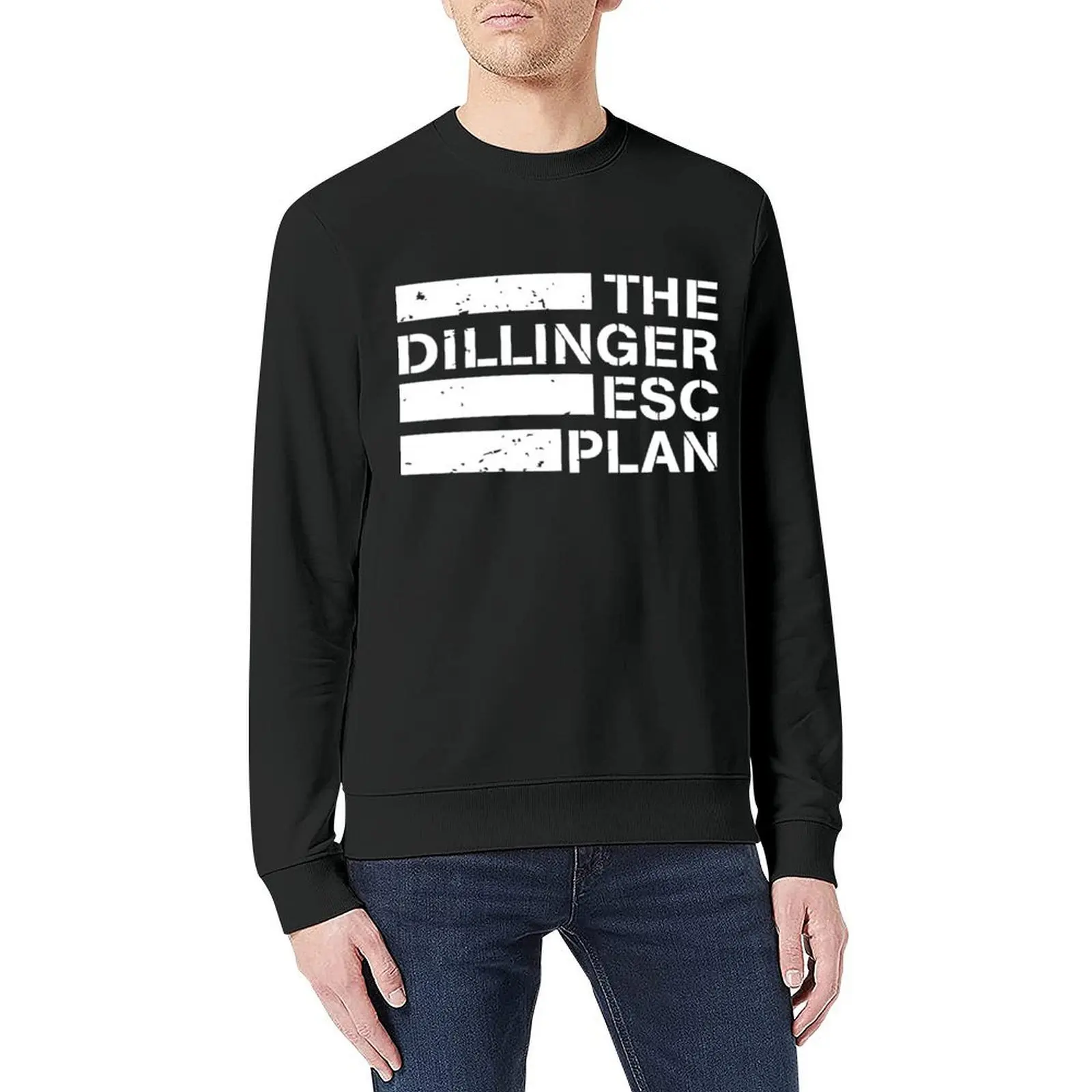 الأكثر مبيعًا - بلوفر The Dillinger Escape Plan للرجال، ملابس رجالية، سترة بقلنسوة للرجال