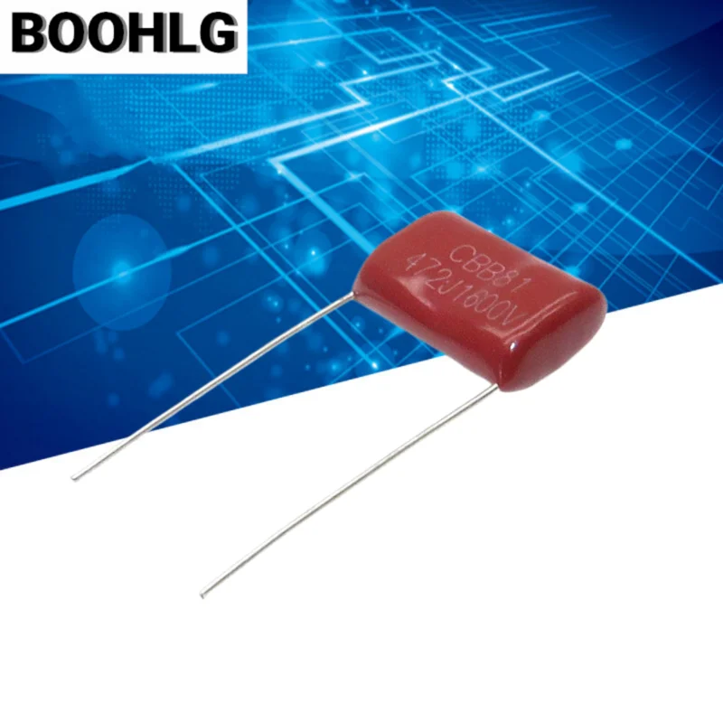20pcs CBB 472 1600V 472J 1.6KV 4.7nF 0.0047uF P15 CBB81  Capacitors