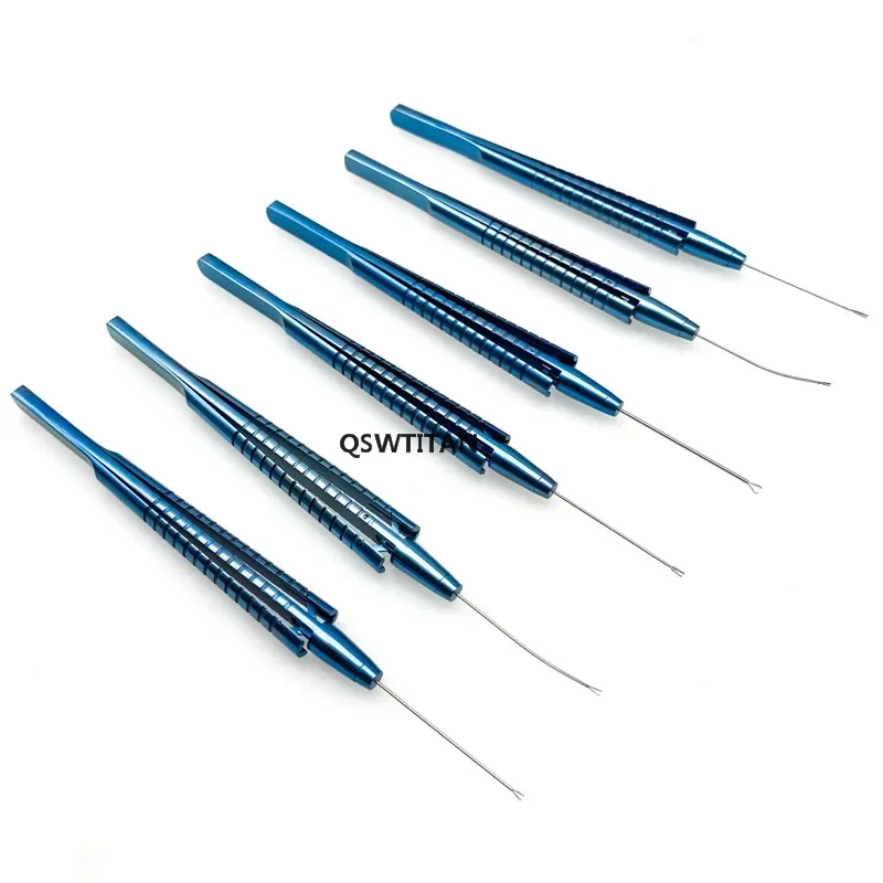 Titanium Ophthalmic Capsulorhexis Forceps Gripping Forceps 20G 23G Intraocular Virtreo-Retinal Micro Surgical Instruments