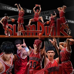 Anime Slam Dunk Kaede Rukawa Sakuragi Hanamichi Hisashi Mitsui Ryota Miyagi Takenori Akagi Action Figures giocattoli modello in PVC regalo