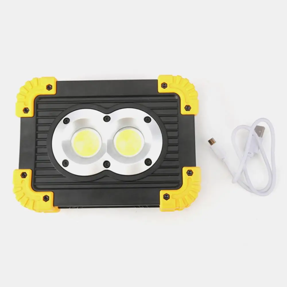 Portable Rechargeable LED Standing Light Survival Camping Emergency Spotlight COB Lamp Light