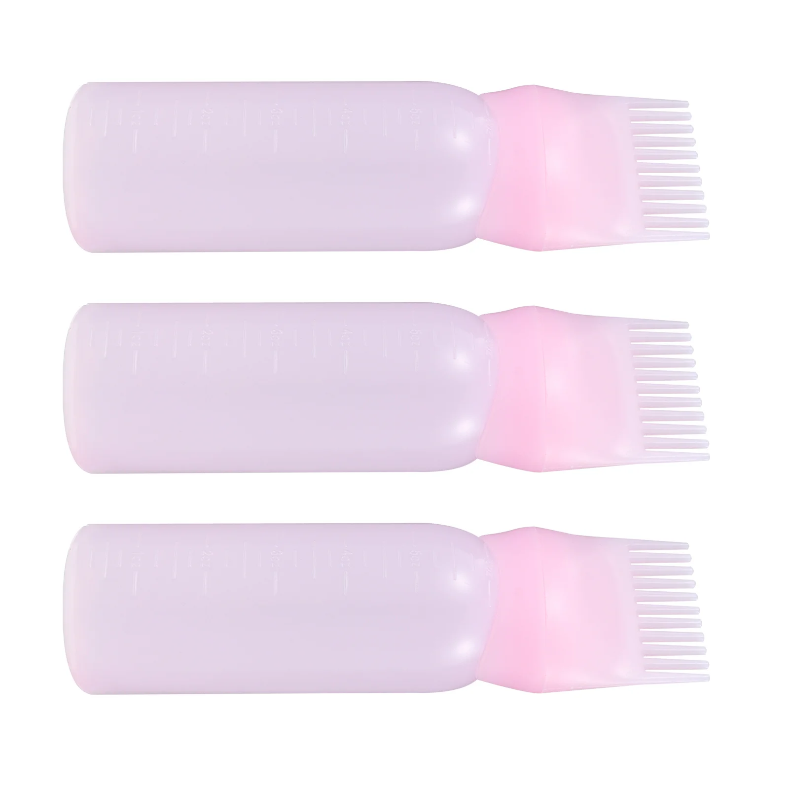 3 قطعة زجاجة التنظيف الجاف أداة توزيع تلوين الشعر مع مشط الجذر زجاجة بلاستيكية قابلة لإعادة الملء للاستخدام في الصالونات متدرجة #6