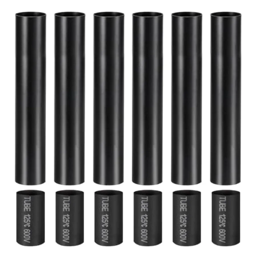 Tall Candle Covers Sleeves, Pcs Metal E12 Chandelier Socket Sleeves with sulation Heat Shrkable Flame Retardant Tube Bulb Light