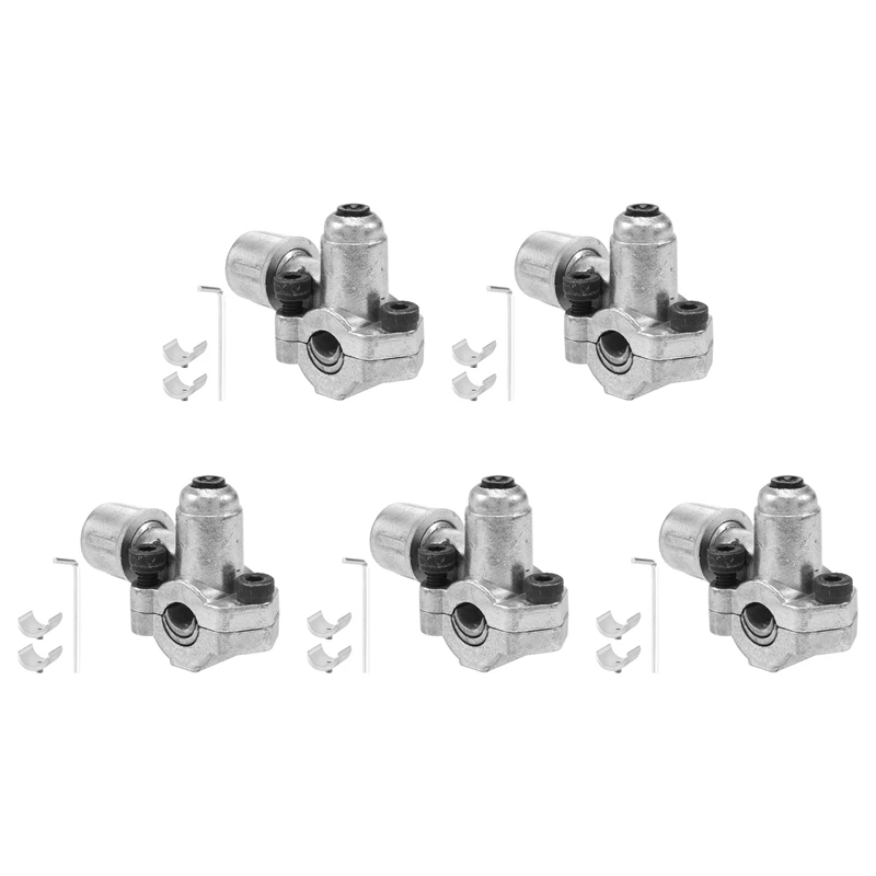 

5Pcs BPV-31 Piercing Valve Line Tap Valve Kits Adjustable Valve For Air Conditioners HVAC 1/4Inch,5/16Inch,3/8Inch