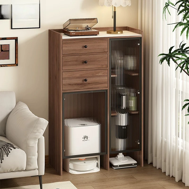 Living room sweeping robot locker vacuum cleaner washing machine housekeeping cabinet medieval storage cabinet