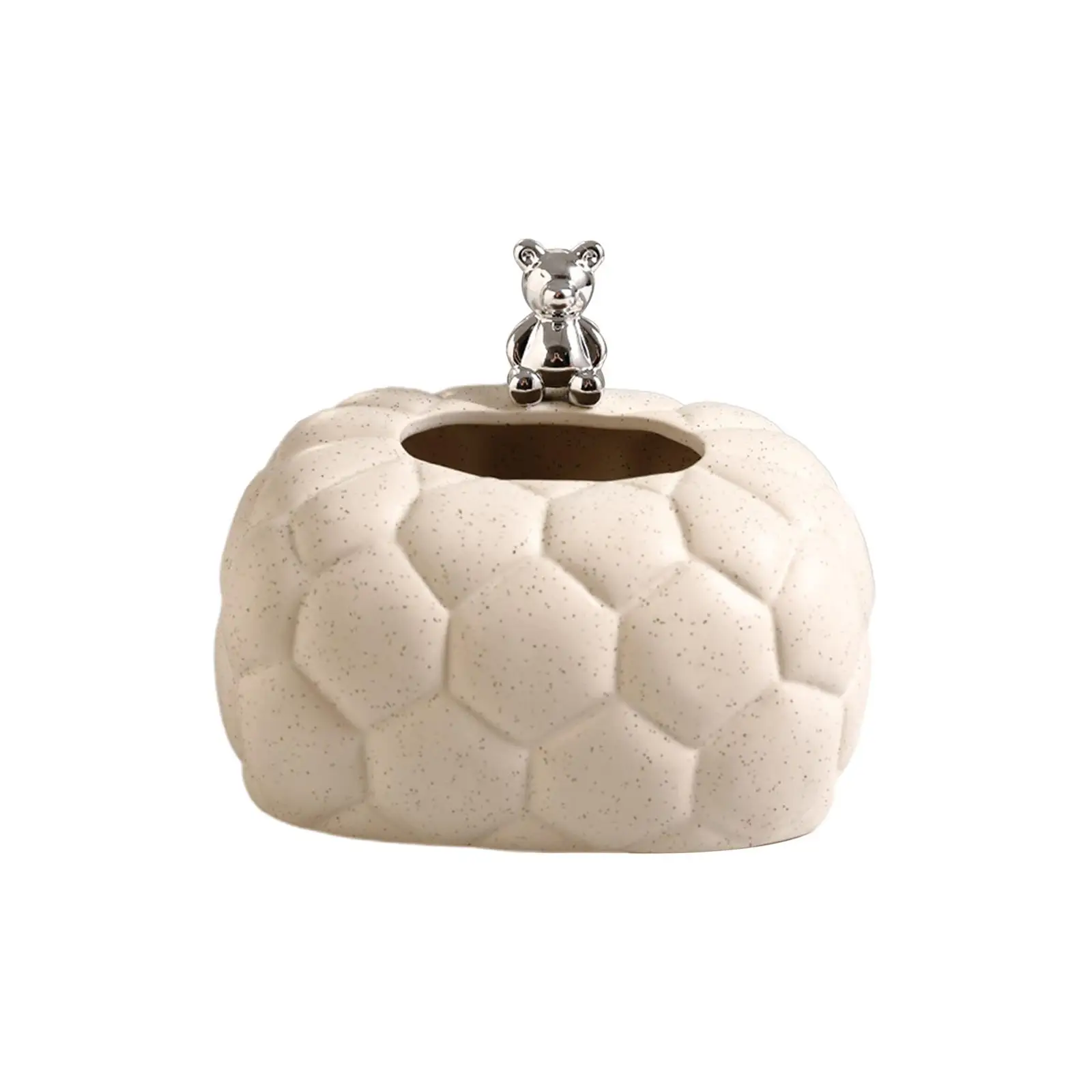 

ceramic Tissue Box Cover Dispenser Paper Holder Organizer Container for Car Countertop Vanity Tables Home Decoration