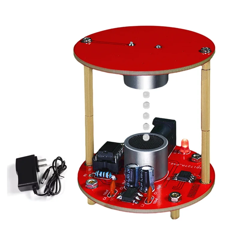 

B84B-Scientific Experiment Soldering DIY Kit Ultrasonic Levitator Suspension Standing Wave Controller Learning Kit US Plug