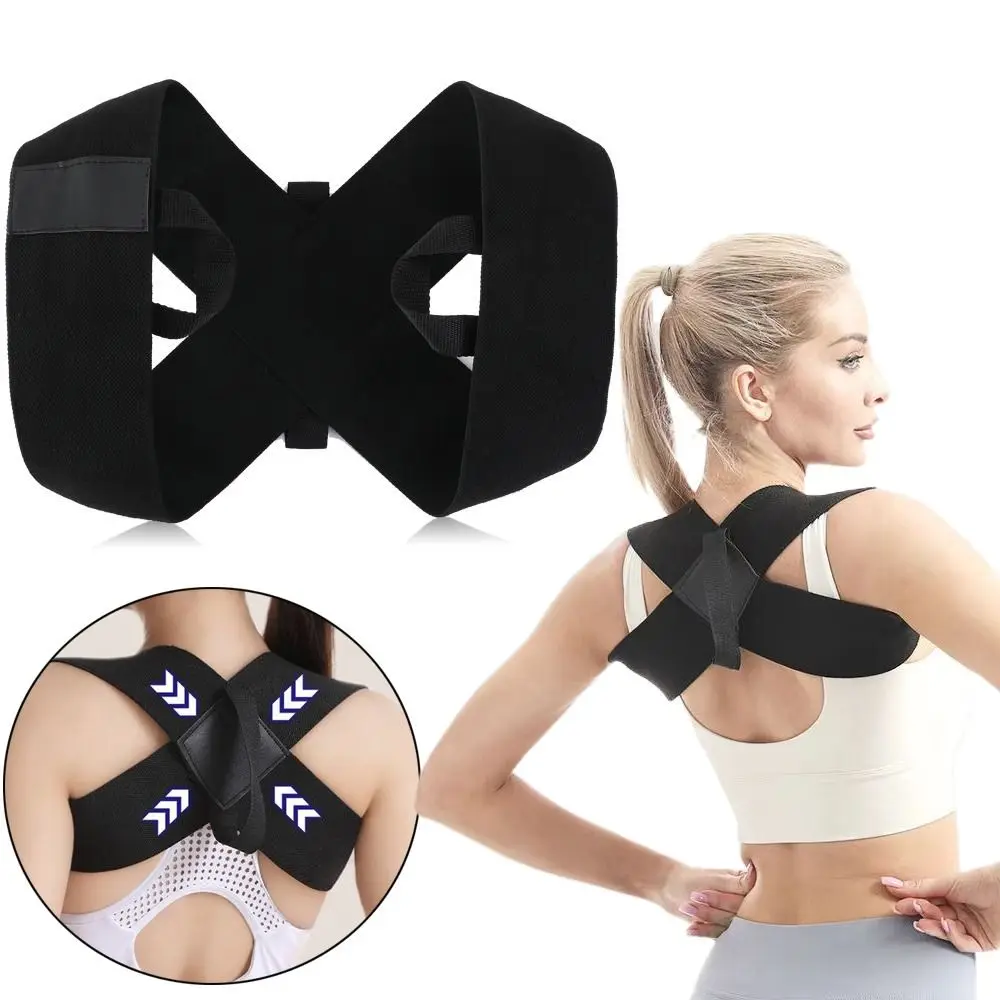 Breathable Soft Elastic Fabric Hunchback Corrector Anti-camel Waist Widening Orthopedic Back Support Training Aid Tape