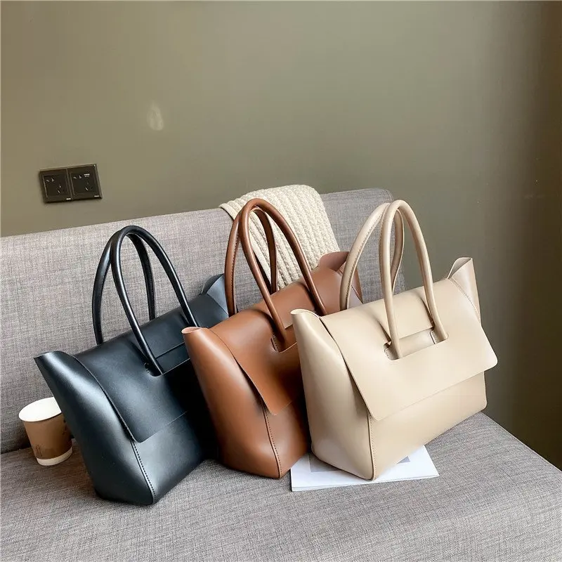 CGABG-Sac à Main de Luxe en Cuir PU pour Femme, Fourre-Tout de Grande Capacité, Simple, de Bonne Qualité, de Styliste, 2024