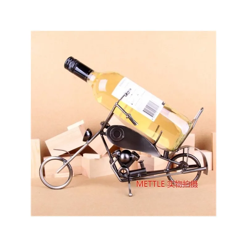 Iron art Harley motorcycle wine rack European wine rack display rack bar bar wine rack