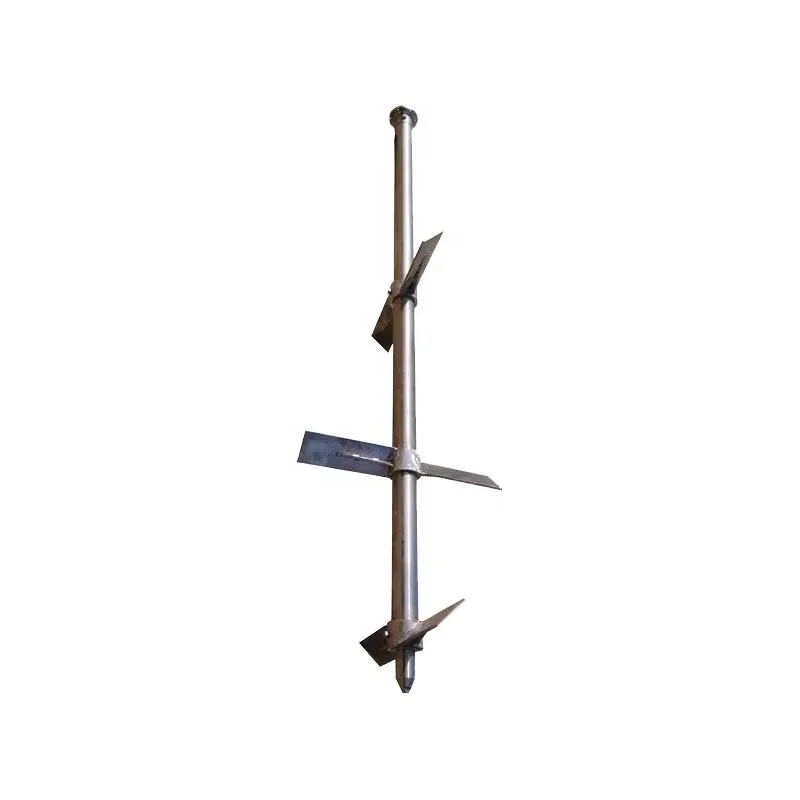 

Three Layer Two Blade Pitched Paddle Impeller Agitator
