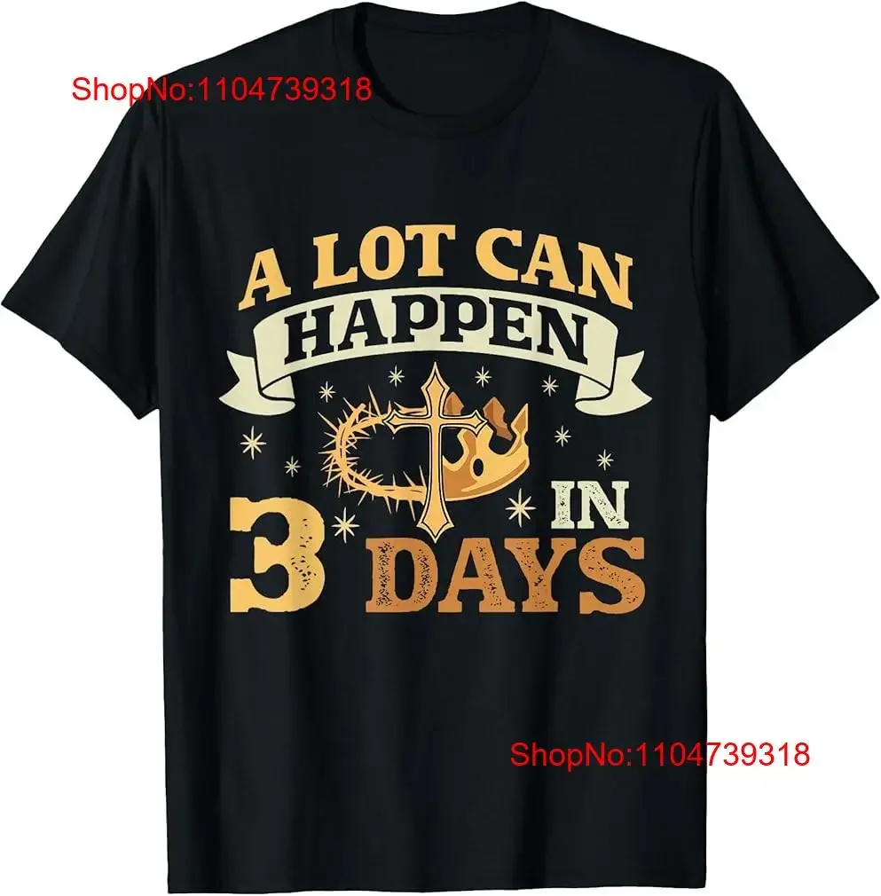 إنه مرتفع الكثير يمكن أن يحدث في 3 أيام عيد الفصح تي شيرت خمر غسلها أوم عادية امتدت تنفس مريحة