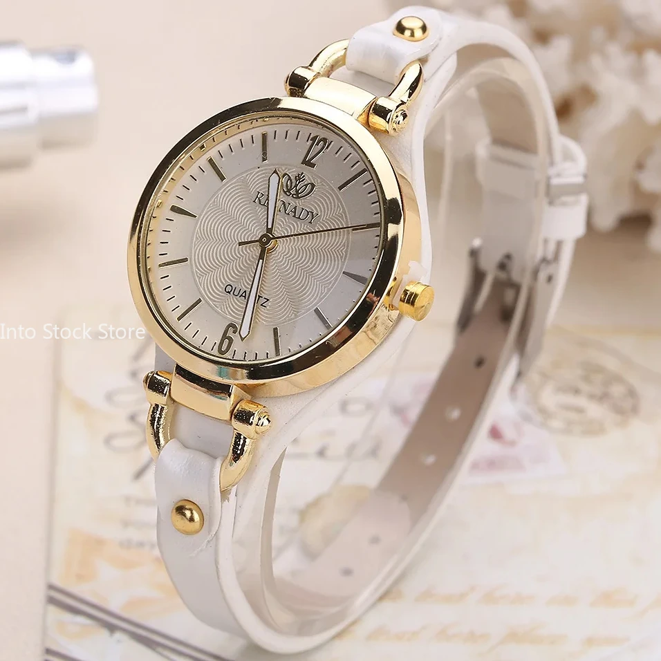 Quarzuhr Frauen Pu Leder dünnes Armband Armbanduhr Damen uhren einfarbige Mode Frauen Geschenk Uhr relojes para mujer