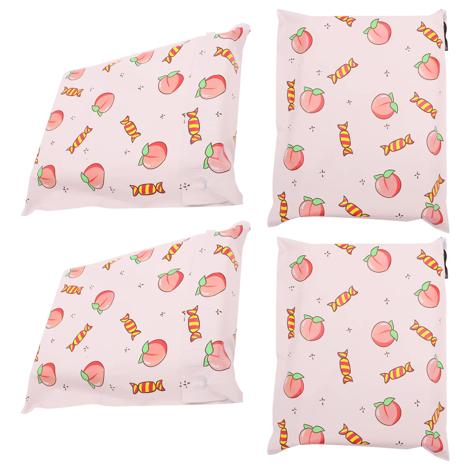 100Pcs Sturdy Poly Mailers Peach Bags Easy to Use Leakproof for Festival Gifts and Small Business Shipping