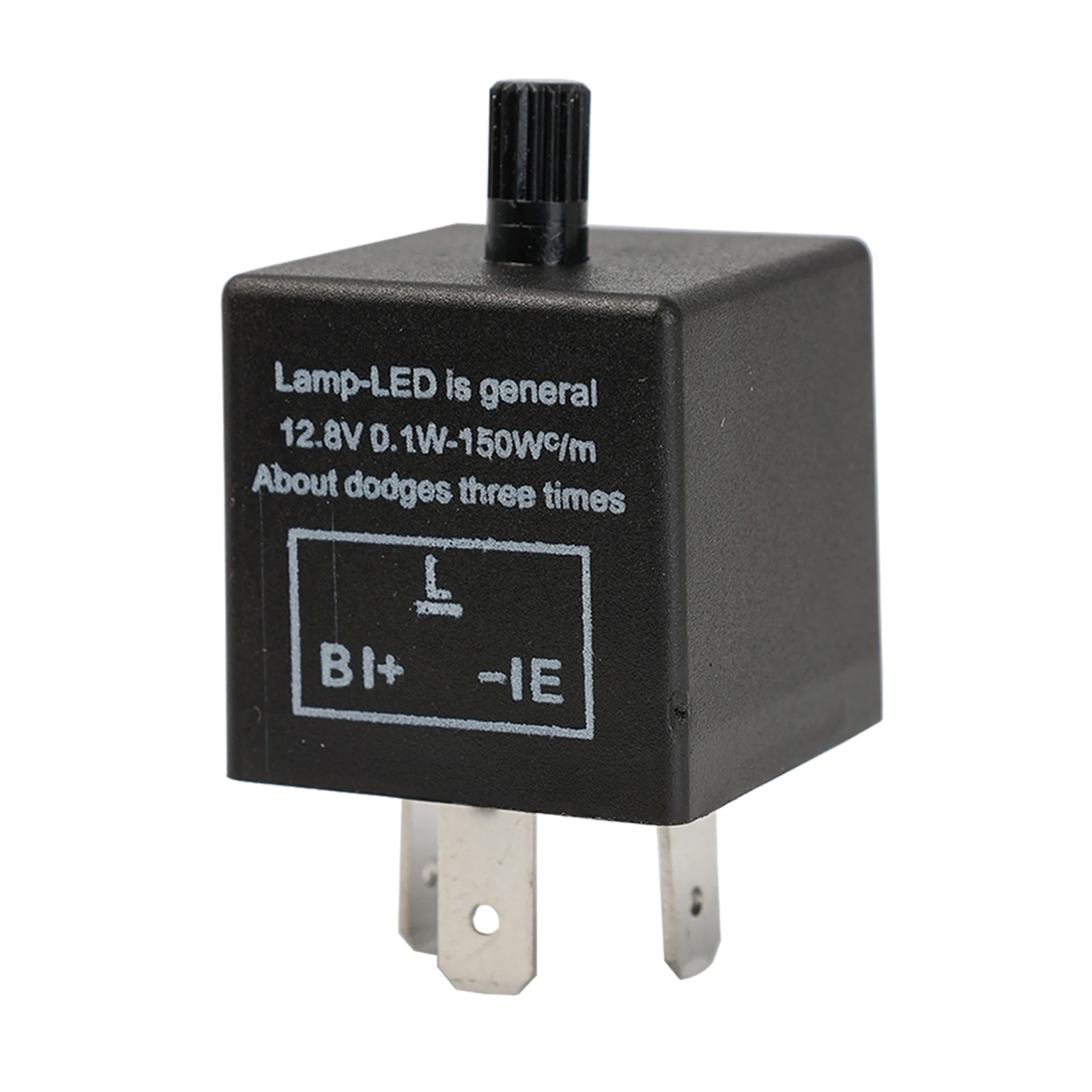 CF13 JL-02 EP34 12V 3-Pin Adjustable LED Flasher Relay Fixes Car Turn Signal and Hazard Warn Hyper Blink Flash or No Flashing