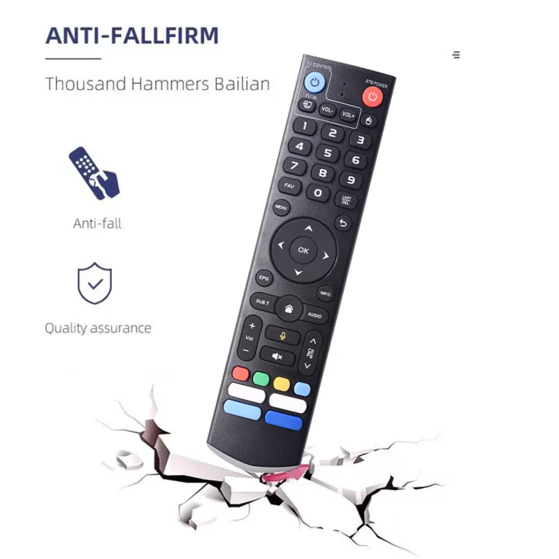 B27B Universal Remote Control With Learning Function For Vseebox V3 Pro Set-Top Box- Infrared Enabled