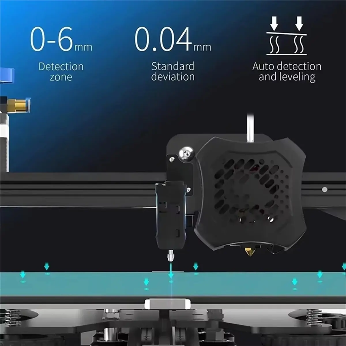 -Touch Automatic Leveling Kit for 3D Printers Multi-Point Detection, Intelligent Compensation, High