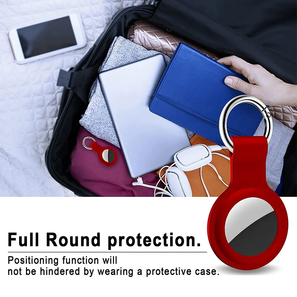 マルチカラーシリコンプロテクター,ペアタグ用保護スリーブ,4個