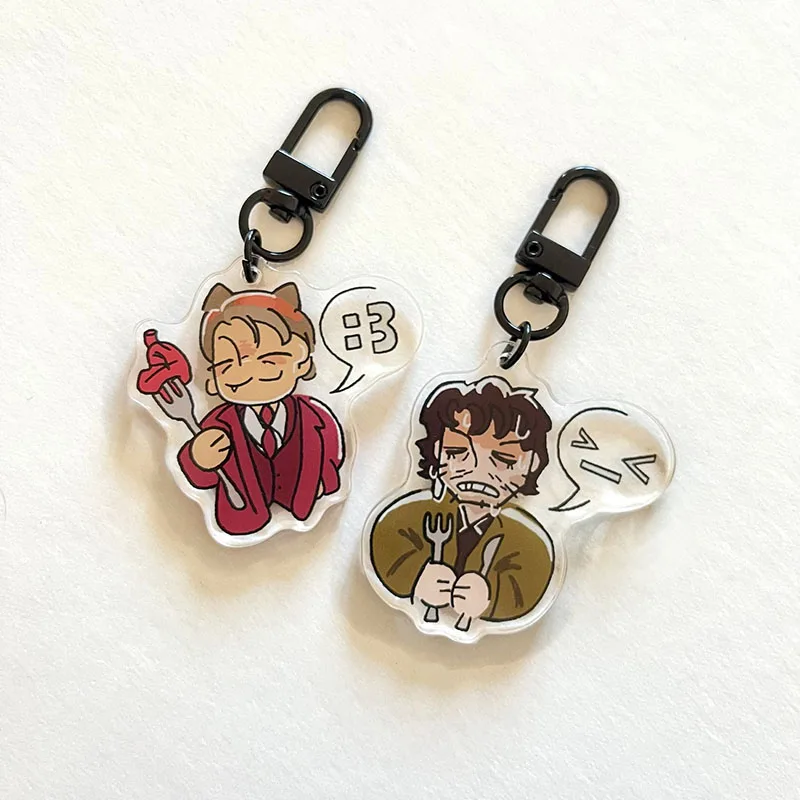 handmade Hannibal Will mini Acrylic Charms Keychains Jewelry