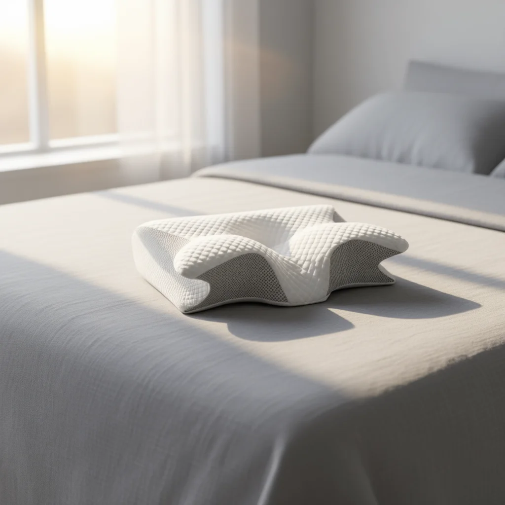 Sleep Memory Pillow Butterfly Memory Foam Neck Pillows Contoured Sleep For Neck Pain Relief Sto... product image