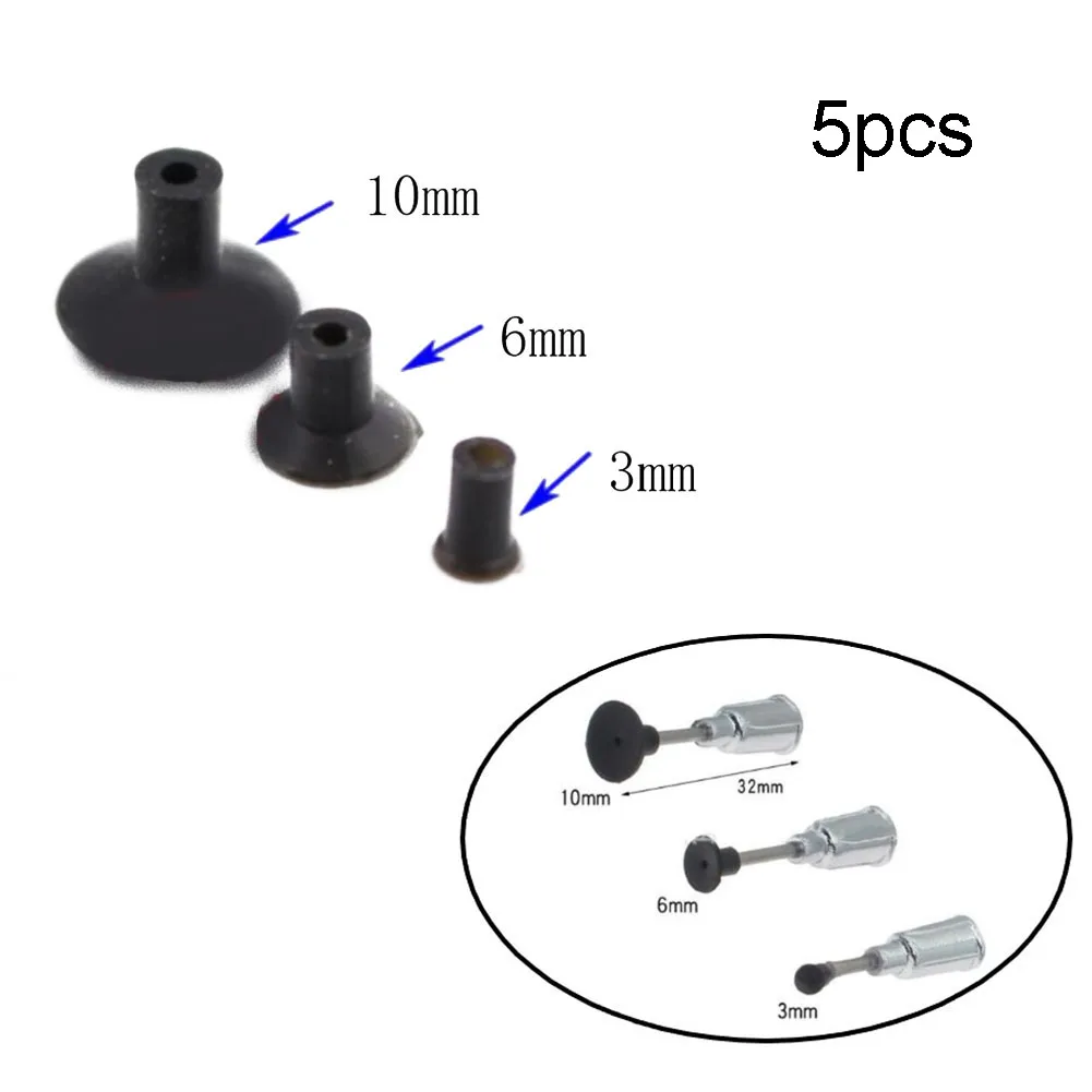 5PCS Vacuum Suction Pen Suction Cup 3/6/10mm Suction Cups IC BGA Accessories-Puller Picker Electronics DIY Hand Tool Parts