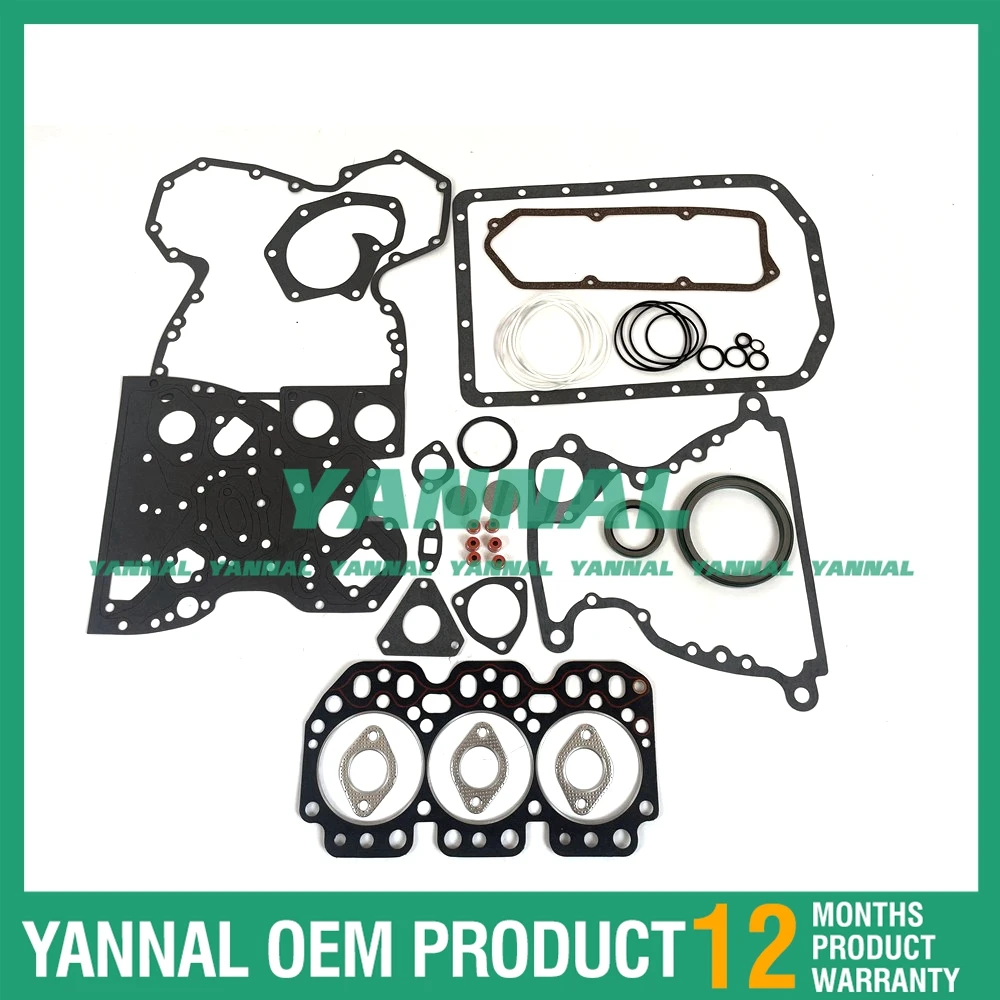 Volledige pakkingset RE64294 en zuiger met ring en lager voor John Deere 3029 4039 6068 motor 3100 3110 5105 5410 5515 5500 tractor