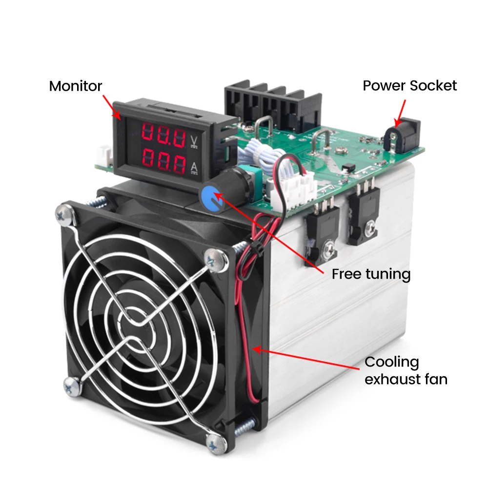 Obciążenie cyfrowy Tester baterii 250W DC12V 0-20A obciążenie moduł Test starzenia Test pojemności akumulatora o stałym prądzie