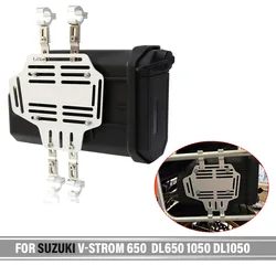 Caja de herramientas para motocicleta Suzuki v-strom 650 DL650 1050 DL1050, caja decorativa lateral impermeable