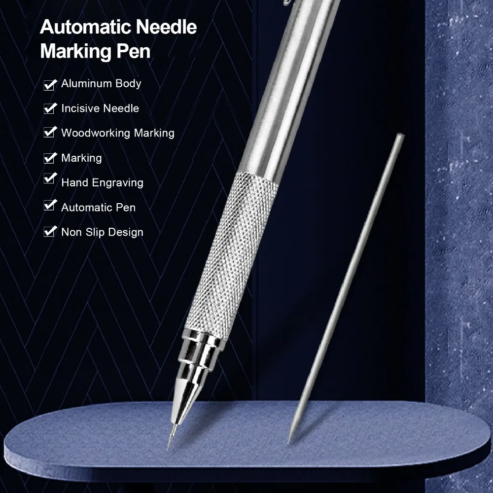 Precision Built In Steel Needle Metal Scribe Tool Carbon steel Engraving Pen Glass Cutter Scriber For Tiles