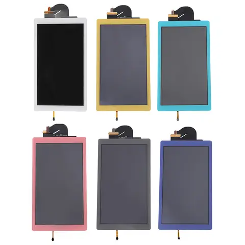 Touch Screen Full-Fitted Screen Assembly Full Screen Assembly LCD Touch Display for Nintendo Switch Lite Console