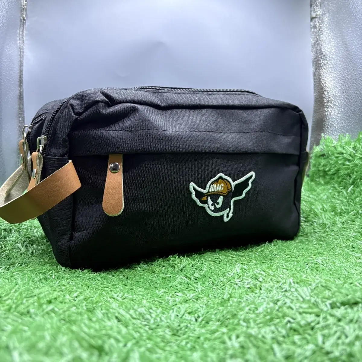 حقيبة خصر جولف للمغامرة، طباعة كرتونية وتصميم مقاوم للماء، حامل صغير متعدد الوظائف للجنسين #3