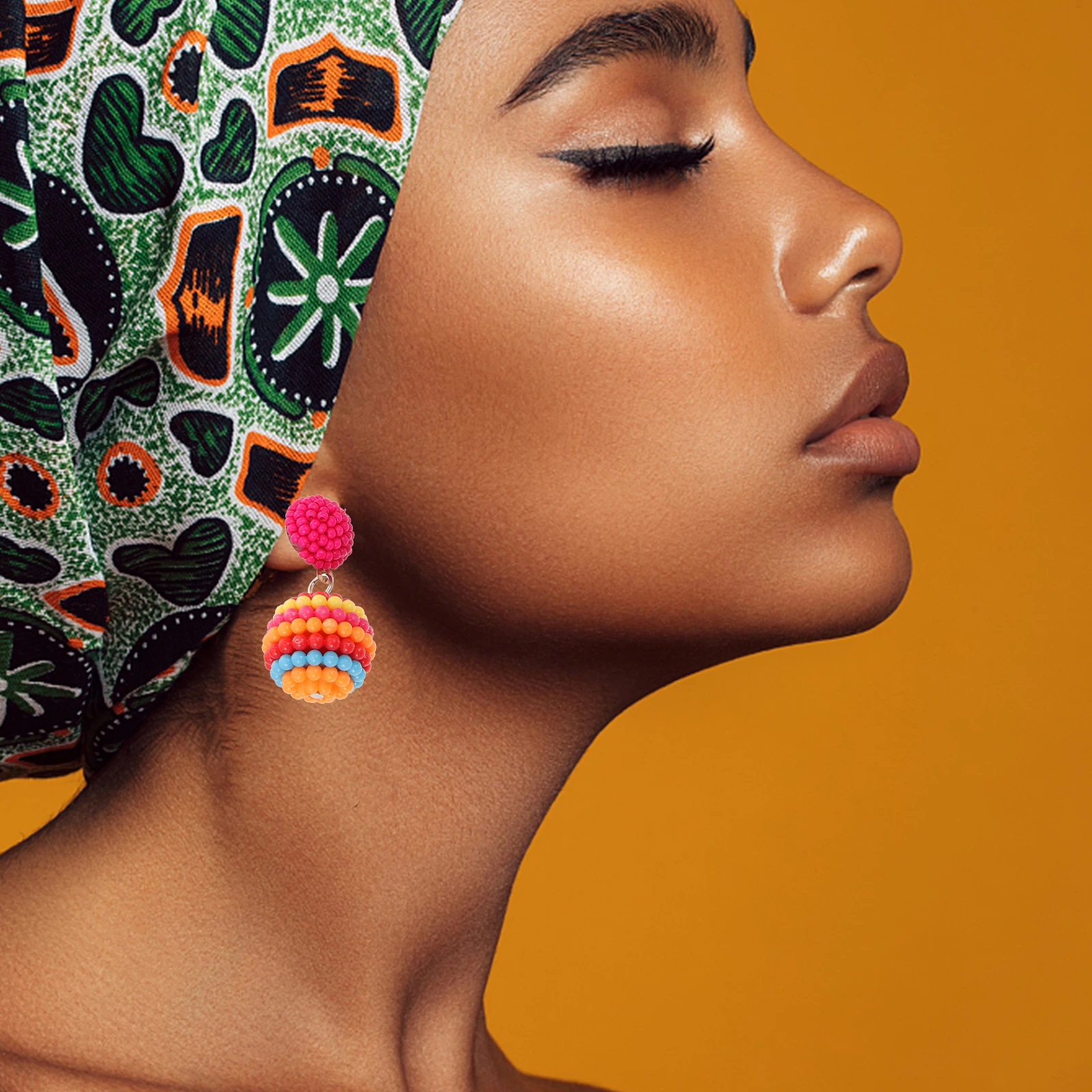 

Earring Set Acrylic Chain Link Drop Stud Personalized Statement Fashion Earrings Chunky Dangle Accessories