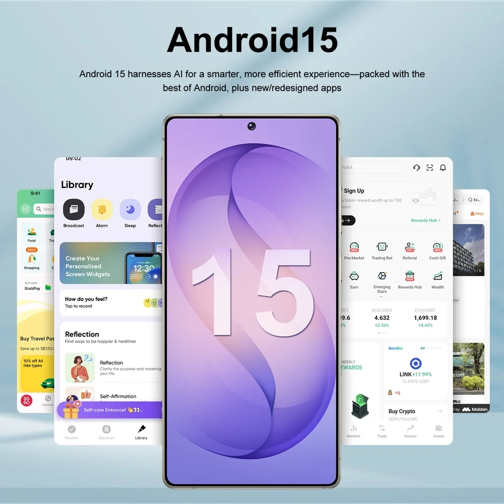 K-Touch HOT NEW Mobile Phones For S26 Ultra Smartphone Android 15 Smartphone 5G Dual Card Dual Standby Cell phone 7.3 Inch 16+48MP Camera 22GB+2TB 7800mAh Battery Face Unlocked Global Version Cellphones