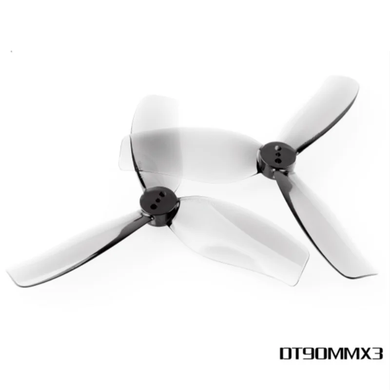 8 paires d'hélices HQProp D90MMX3 D90, hélices de 3,5 pouces, 90 mm, hélices à 3 pales, CineWhoop ProTek35 CineLog35 pour drone de course FPV DIY RC
