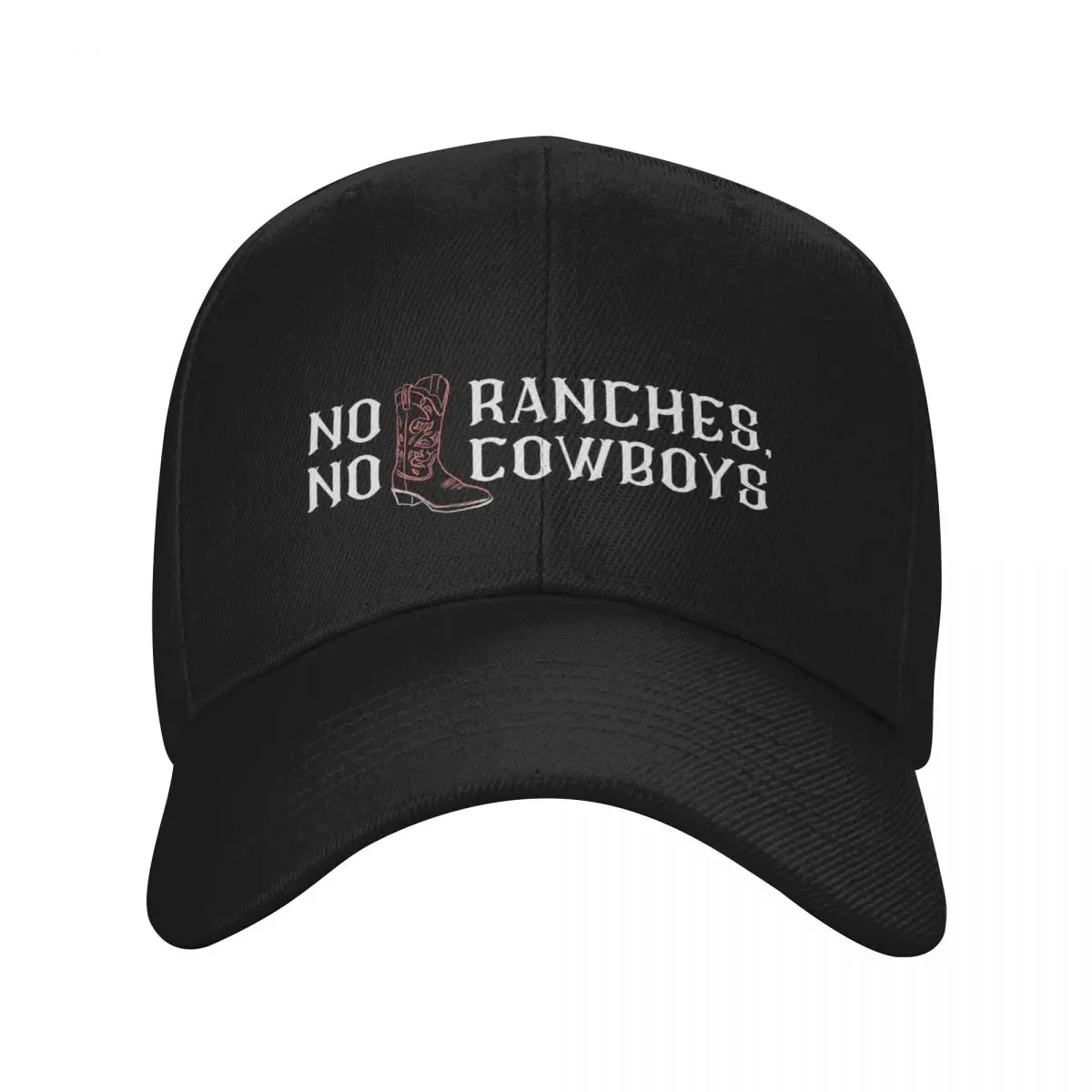 No Ranches, No Cowboys (светлая) Бейсбольная кепка Wild Ball Hat Модная пляжная летняя шляпа Мужская Элитный бренд Женская