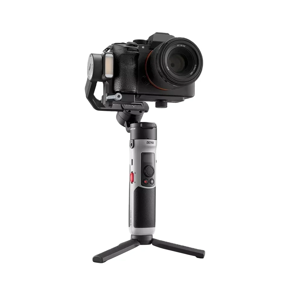 جديد ZHIYUN M2S Gimbal 3 محور بدون مرآة مثبت الكاميرا المحمولة ZHIYUN CRANE M2S للهواتف الذكية للكاميرا المدمجة