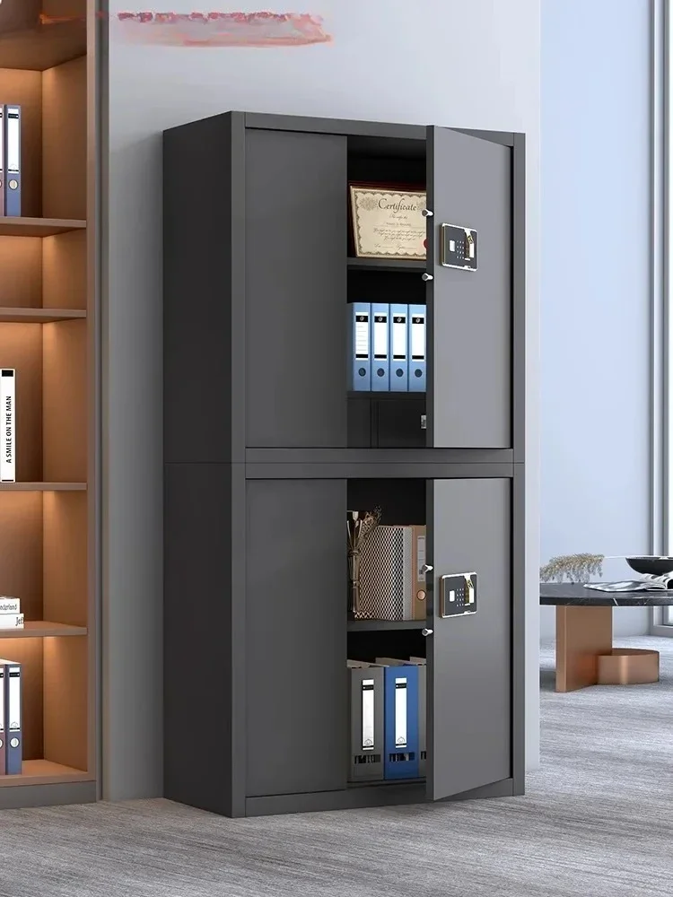 Office Password File Cabinet Fingerprint Lock Data File Cabinet Thickened Iron Safe