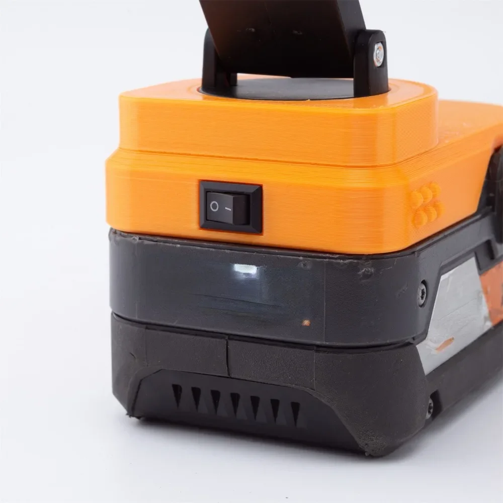 Portable Lithium Ion Fan for Ridgid AEG 18V Lithium-ion Fore-and-aft Adjustment For Indoor/Outdoor/camp/Fishing(No Battery)