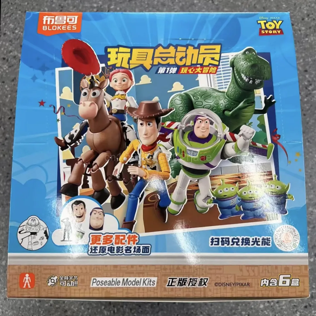 Blokees Disney Pixar Toy Story Elite Series 1 Poseable Building Block Model Kits Woody Buzz Lightyear Collectible Action Figure view 2