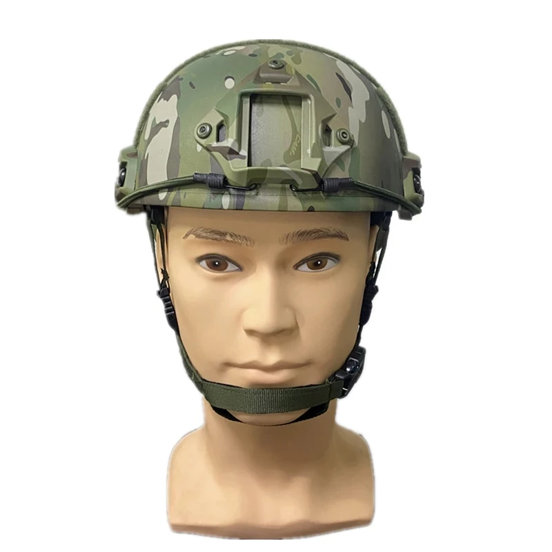 Capacete balístico Kevla High Cut Combat, Almofada de suspensão rápida de Wendy, Capacete à prova de balas, NIJ IIIA