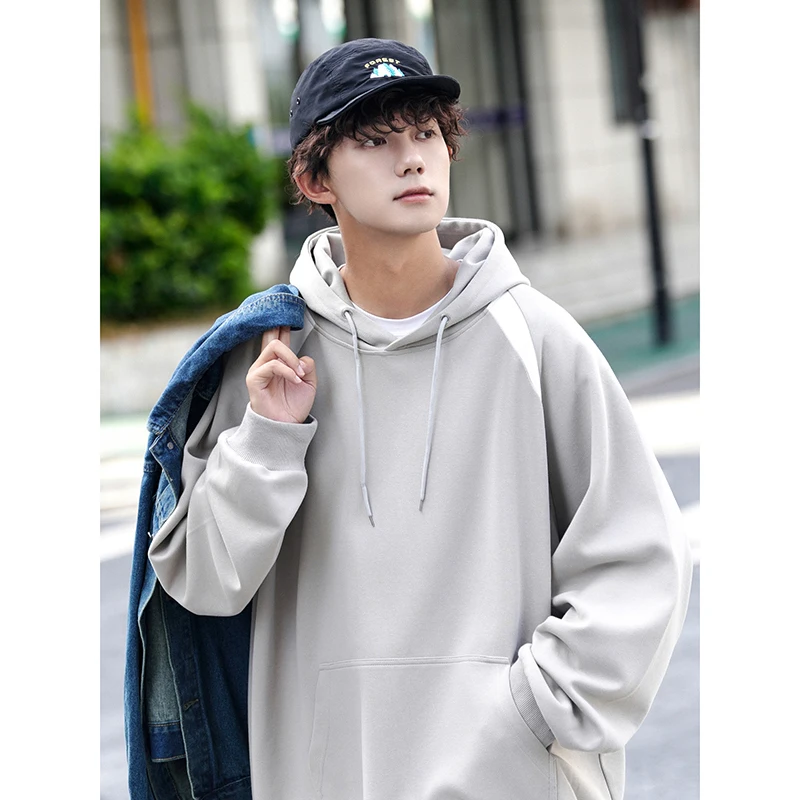 

Loose Fit Hoodie Sweatirt for Men Spring Autumn Casual Streetwear Vintage y Top Quali Fabric No Ironing Required